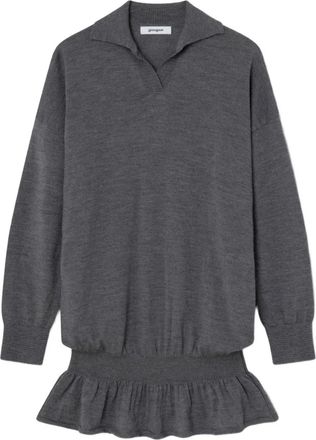 Gimaguas Fille mini-jurk met ruches - Grijs