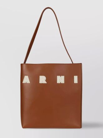 Marni museo small leather tote bag