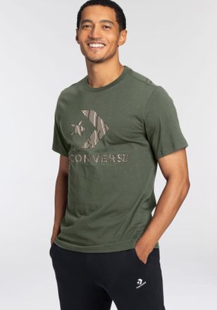 Converse T-Shirt CONVERSE STANDARD FIT CENTER FRONT LARGE LOGO STAR CHEV SS TEE, Herren, Gr. XL, converse utility, Single Jersey, Obermaterial: 100% Baumwolle,