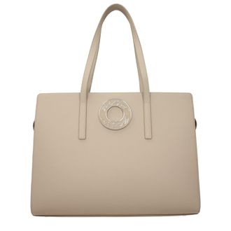 Karl Lagerfeld Beige Leather Shoulder Womens Bag
