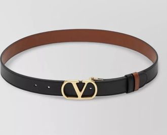 Valentino Garavani leather reversible belt