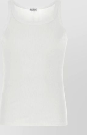 Dolce & Gabbana ribbed cotton tank top