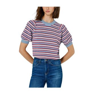 Pepe Jeans London Round-neck Knitwear, female, Multicolor, Size: M Kamia Sweater