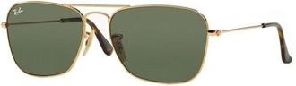 Ray-Ban Caravan Zonnebril - unisex - Zonnebrillen - Geel - 55 MM - Accessoires