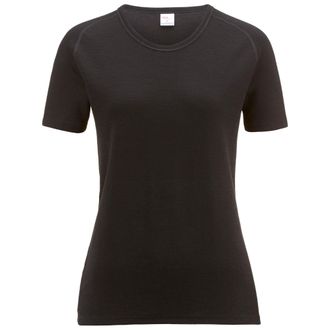 Isa Rundhalsshirt ISA BODYWEAR Shirt 149, Damen, Gr. XL, schwarz (0013), Obermaterial: 50% Wolle, 50% Polyester, unifarben, Rundhals, Shirts Rundhalsshirt