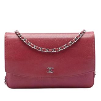 Chanel Pre-owned Cross Body Bags, female, Red, Size: ONE SIZE Pre-owned Vintage Cross Body Bag