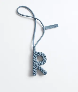 Bottega Veneta Letter R Charm - Blue - Unisex