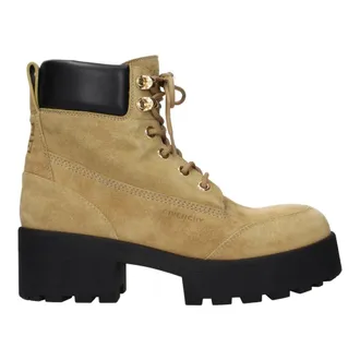 Givenchy Schoenen, Dames, Bruin, 40 EU, Su&egrave;de, Trekker Enkellaarsjes