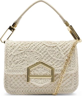 Arezzo Lucy Small Open Stitch Crossbody Bag in Panacota/Cru at Nordstrom