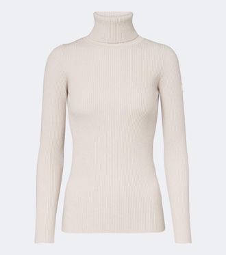 Yves Salomon Jersey de cuello alto en mezcla de lana y cachemir