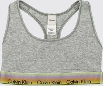 Calvin Klein Bralette in misto cotone e modal con scollo olimpionico