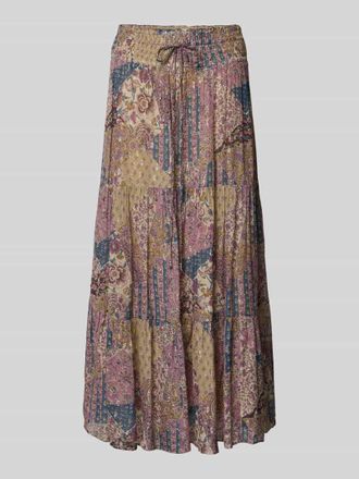 BA&SH Maxirock aus Viskose mit Kordelzug Modell PITSY in Rose, Gr&ouml;&szlig;e 34