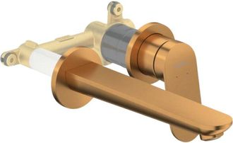 Duravit Duravit - Mezclador Empotrado De Lavabo Wave Bronce Cepillado + Cuerpo Empotrado