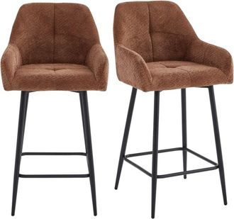 Moloo de bar de tela Ikon Terracotta (x2)