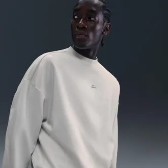 Nike Mens Standard Issue Therma-FIT Basketball Crew in White | IM5901-133