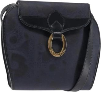 Dior Pre-owned Cross Body Bags, female, Blue, Size: ONE SIZE Pre-owned Plastic Shoulder Bag