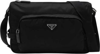 Prada Hombre, Bolsos, Negro, Talla: ONE Size