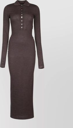 Jacquemus trapeze trench dress long sleeves