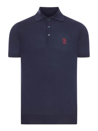 Brunello Cucinelli Short-Sleeved Cotton Polo Shirt
