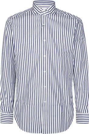 Xacus Klassieke Overhemd - Heren - Casual Overhemden - Blauw - 2XL - Overhemden