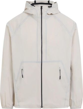 Oakley Fusion Jacket - Heren - Outdoorjassen - Wit - M - Polyester - Fitness