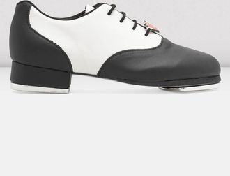 Bloch BLOCH Ladies Chloe And Maud Tap Shoes, Black White Leather