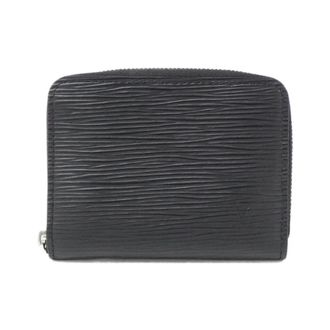 Louis Vuitton Black Leather Coin Purse/Coin Case (Pre-Owned)