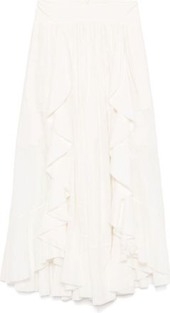 Zimmermann acacia algodón maxi falda