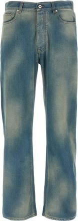 Off-white diag Raw Patch Jeans