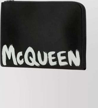 Alexander McQueen leather document holder