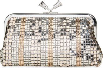 Anya Hindmarch Maud Stripes Tassel Clutch in Multi at Nordstrom