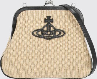 Vivienne Westwood Clutch Orb Vivienne Westwood in misto cotone