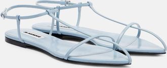 Jil Sander Cage leather sandals