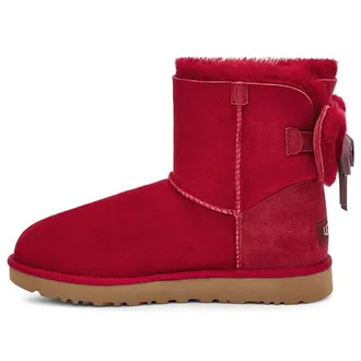 UGG (WMNS) UGG Classic Dudble Bow Mini Snow Boots Red 1103652-KSS