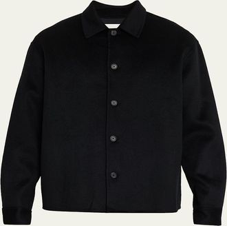Frame Denim Mens Double-Face Wool Overshirt