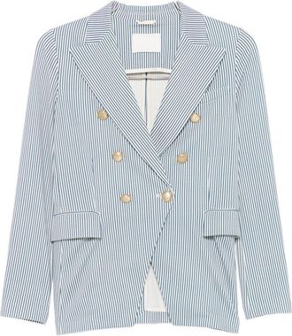 Circolo 1901 Gestreifte zweireihige Jacke von Circolo 1901