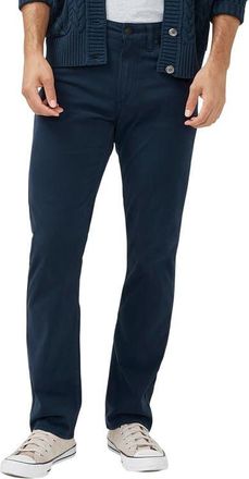 Silver Jeans Co Machray Athletic Fit Straight Leg Jeans in Navy at Nordstrom, Size 38 X 32