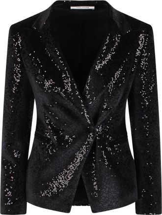 Tagliatore Blazer verfraaid met pailletten - Zwart