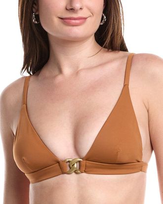 Vitamin A Luxe Link Bralette Bikini Top