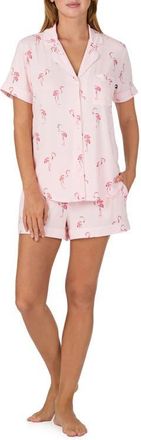Kate Spade New York print short pajamas in Pink Multi at Nordstrom, Size X-Small