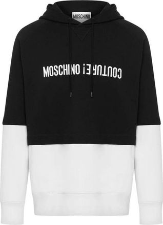 Moschino Cotton Sweatshirt - Heren - Hoodies - Zwart - M - Katoen - Hoodies & sweatvesten