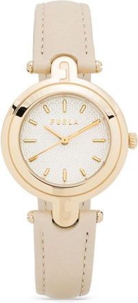 Furla Arch-Bar 28mm - women - Leather - One Size - Neutrals