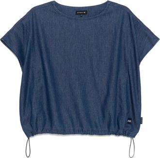 Sport b. Top in chambray - Blu