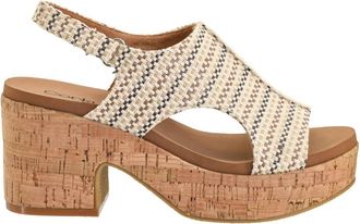 Corkys Footwear Womens Miss Carley Platform Sandal In Tan Multi