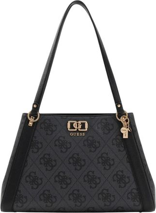 Guess Karnilla Logo Gfriend Carryall - Dames - Schoudertassen - Grijs - ONE Size - Polyester - Tassen