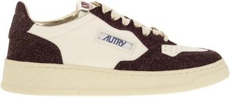 Autry Medalist Low - Sneakers With Two-Tone Glitter