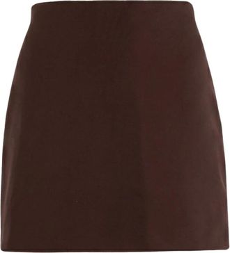 Wolford Midnight Grace Mini Rok - Dames - Rokken - Bruin - Maat: M Wol