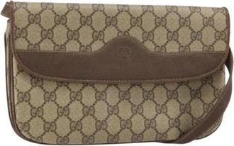 Gucci Pre-owned Vintage Schoudertas - Dames - Vintage Schoudertas - Beige - ONE Size - Vintage