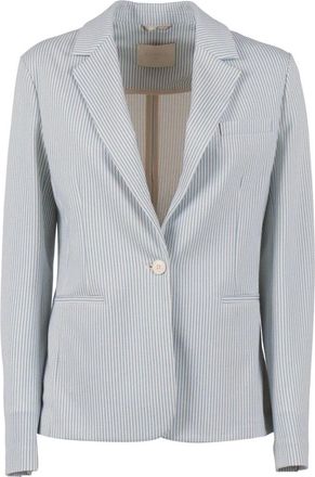 Circolo 1901 Blazers, male, Blue, Size: 2XS Giacca Slim Fit