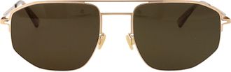Mykita Aviator Sunglasses Mmcraft017 554 Rose Gold